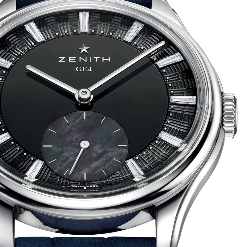G.F.J. Tantalum Limited Edition 39.15mm - Black on Leather Strap, and Two Additional Leather Straps