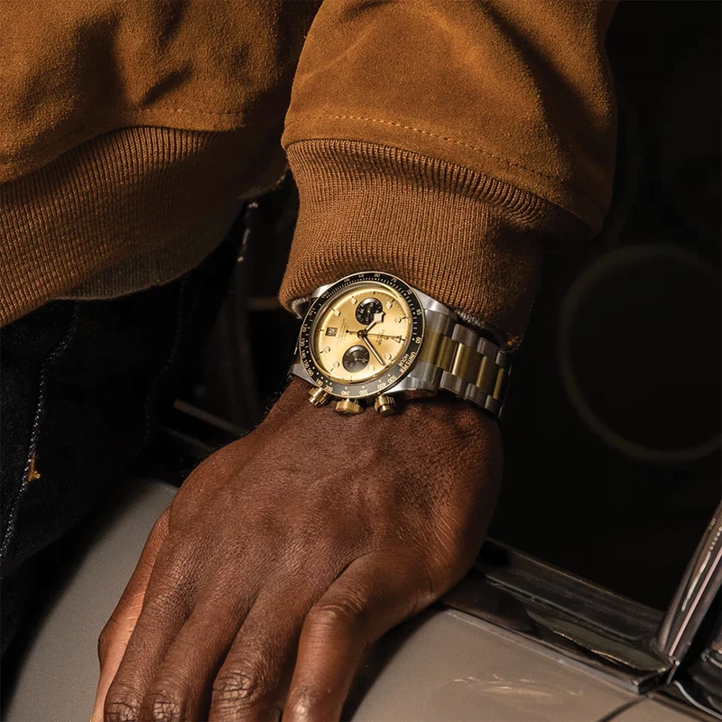 Black Bay Chrono S&G 41mm - Champagne on Bracelet