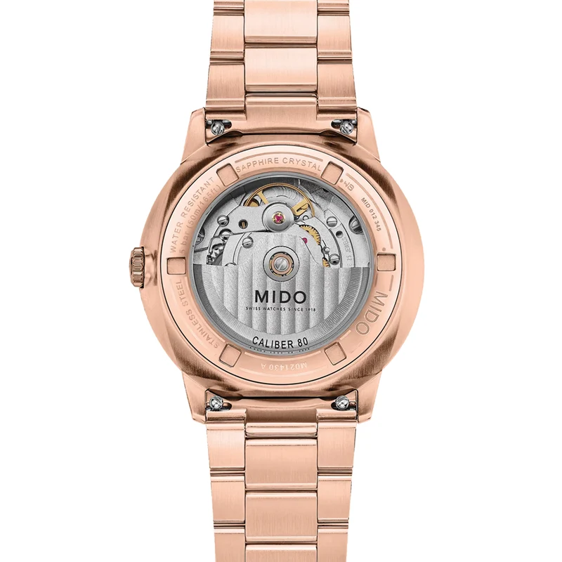 Commander Datoday Rose Gold 40mm - Green on Bracelet