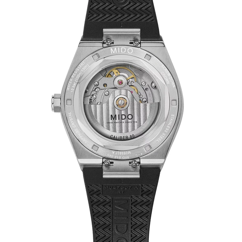 Multifort 8 One Crown 40mm - Black on Rubber Strap