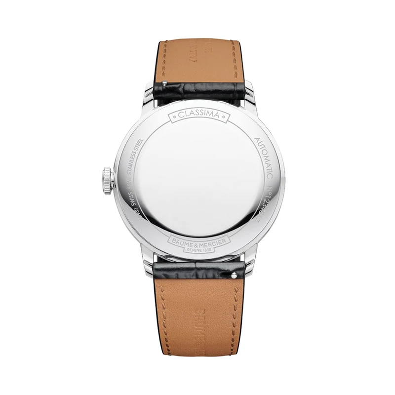 Classima 10874 Automatic 40mm - White on Leather Strap