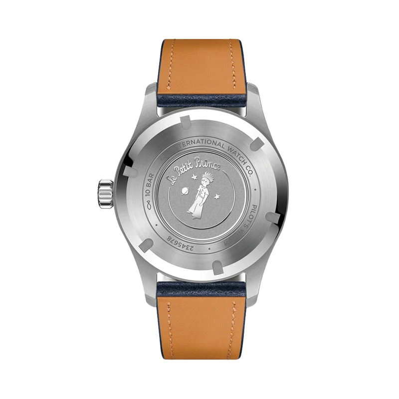 Pilot's Watch Automatic Le Petit Prince 36mm - Blue on Leather Strap