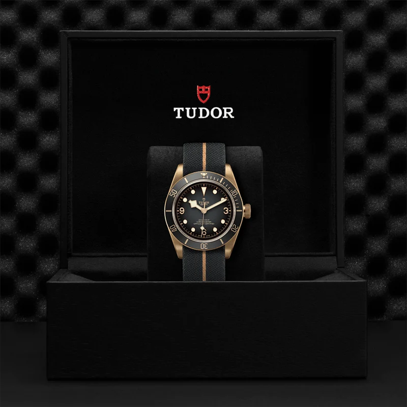 Black Bay Bronze 43mm - Slate Grey on Fabric Strap