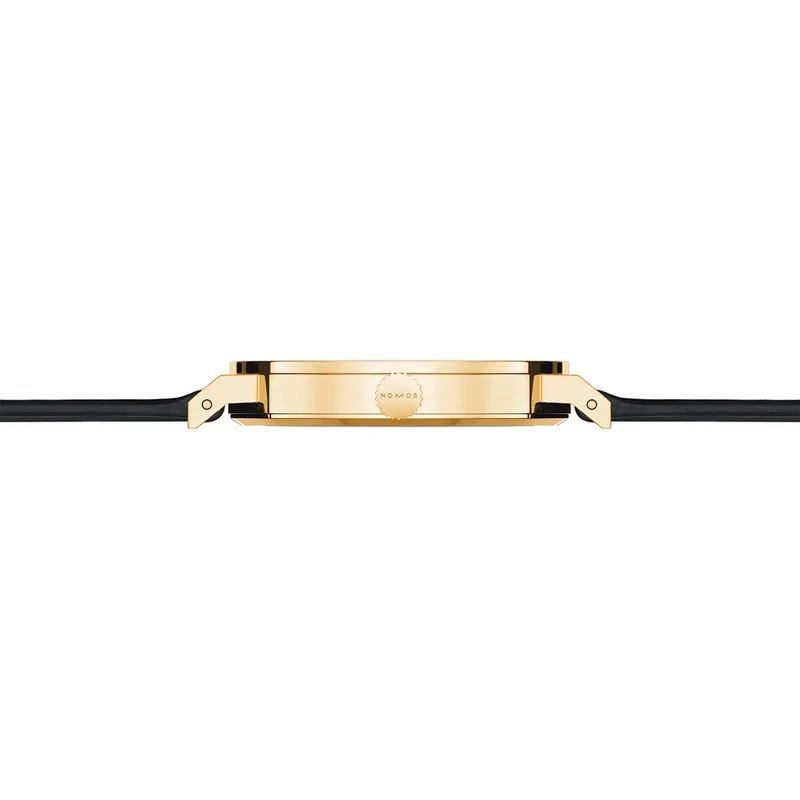 Tangente Neomatik Update Gold 38.5mm - White on Leather Strap