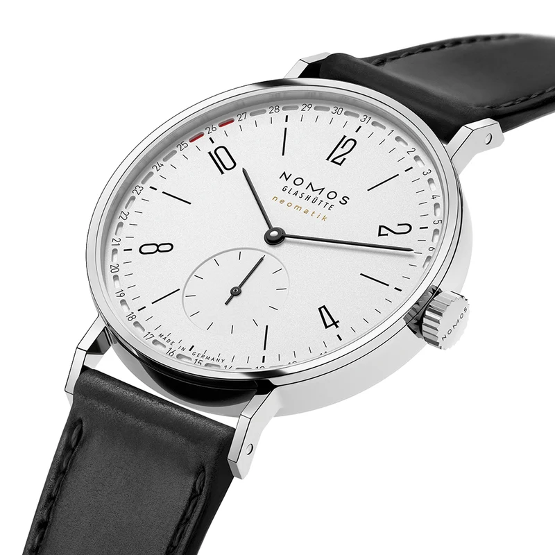 Tangente Neomatik Update 38.5mm - White on Leather Strap