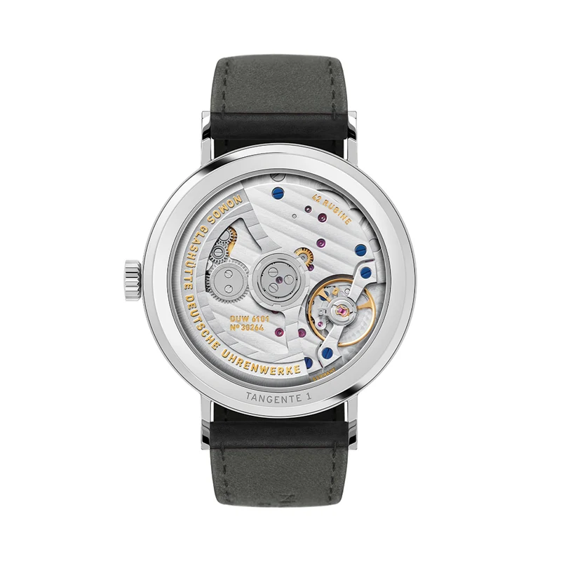 Tangente Neomatik Update 38.5mm - White on Leather Strap