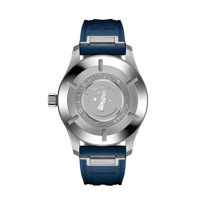 Pilot’s Watch Mark XX Le Petit Prince 40mm - Blue on Rubber Strap