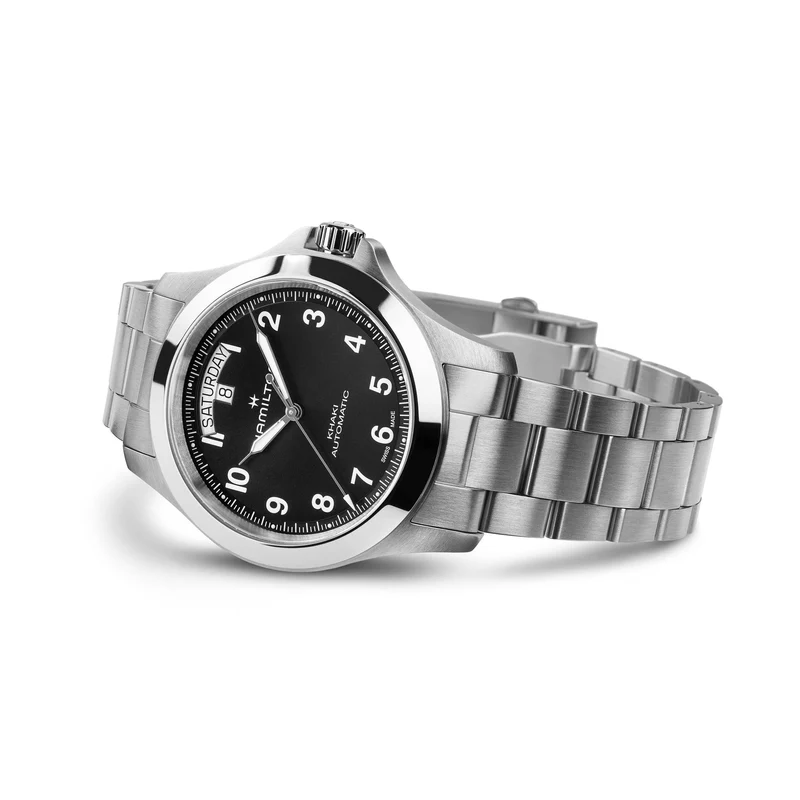 Khaki Field Auto 40mm - Black on Bracelet