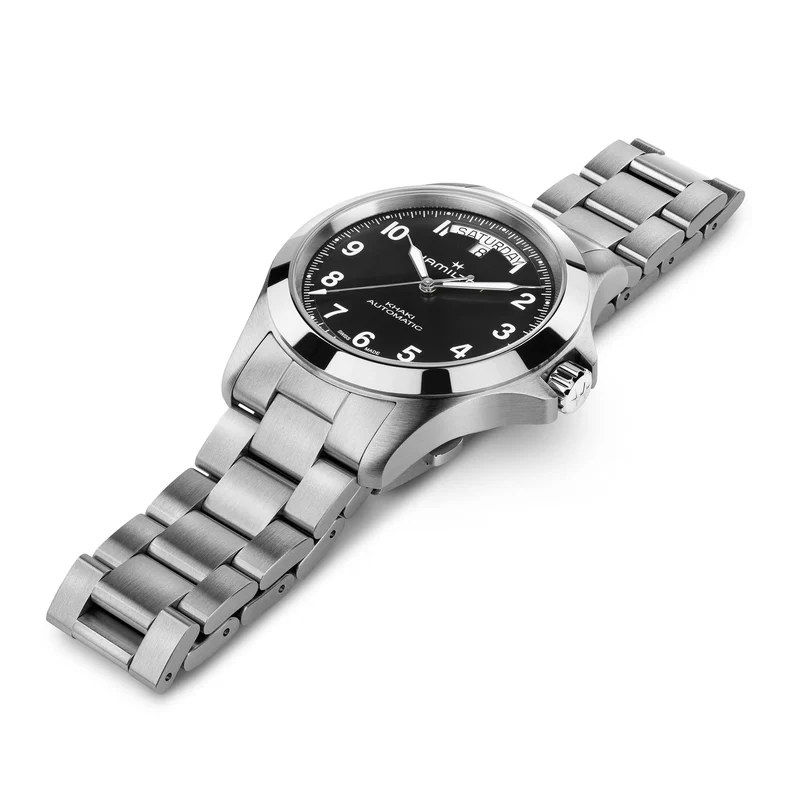 Khaki Field Auto 40mm - Black on Bracelet