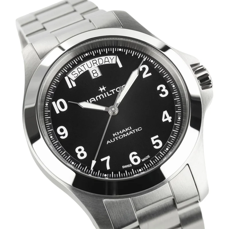 Khaki Field Auto 40mm - Black on Bracelet