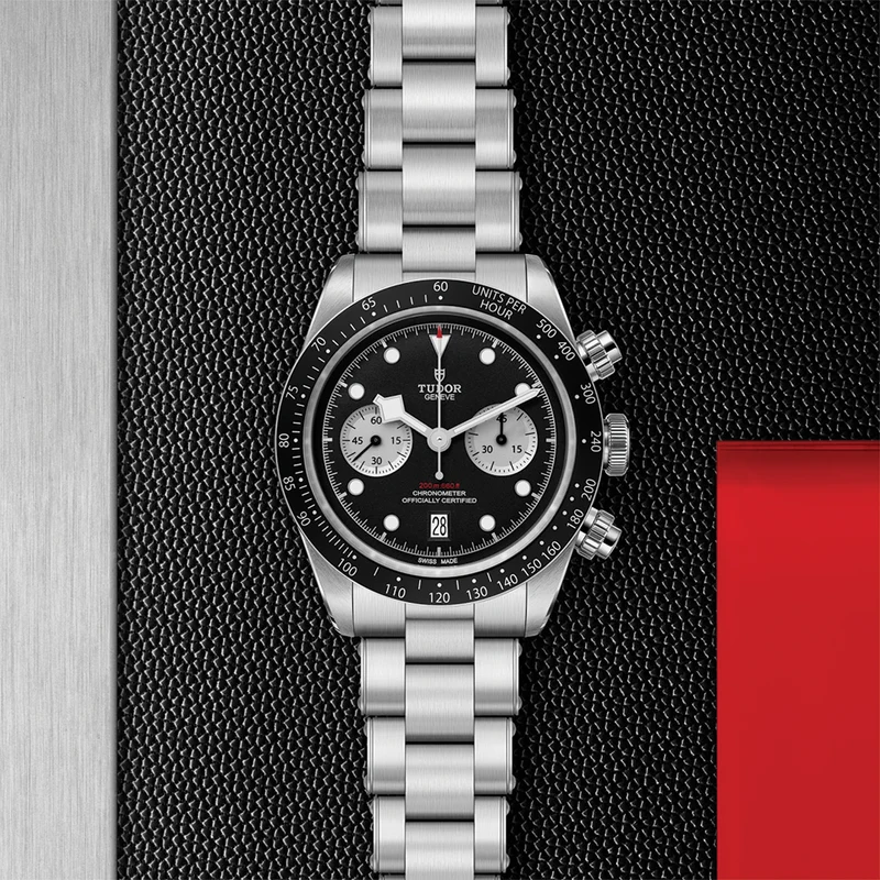 Black Bay Chrono 41mm - Black on 3-Link Bracelet