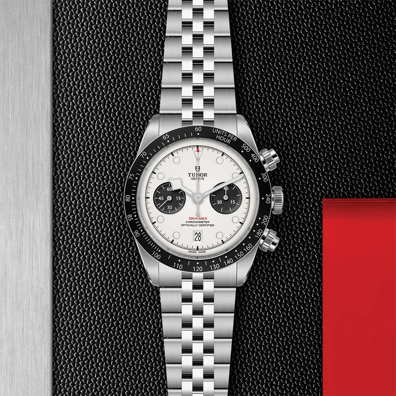 Black Bay Chrono 41mm - Opaline on 5-Link Bracelet