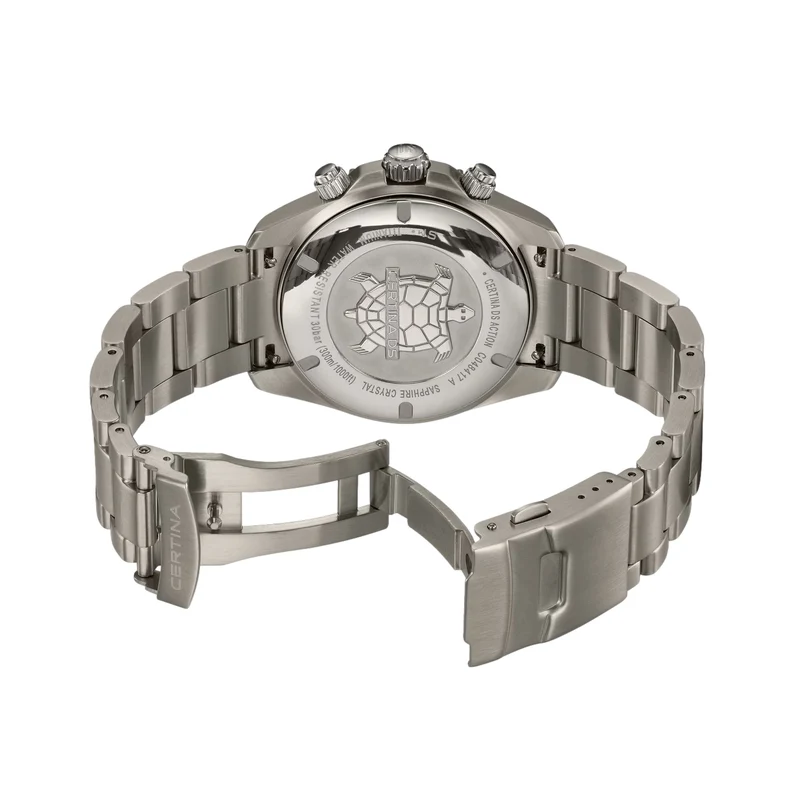 DS Action Quartz Chrono Titanium 42mm - Blue on Bracelet