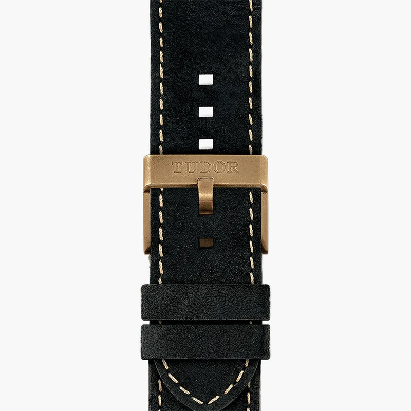 Black Bay Bronze 43mm - Slate Grey on Leather Strap