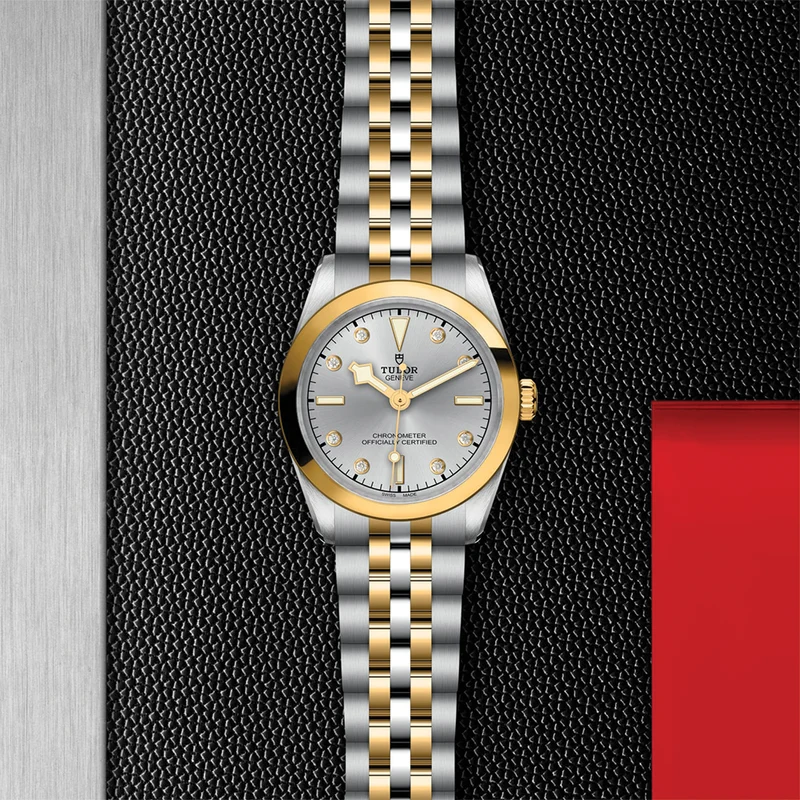 Black Bay One S&G 31mm - Silver, Diamond-Set on Bracelet