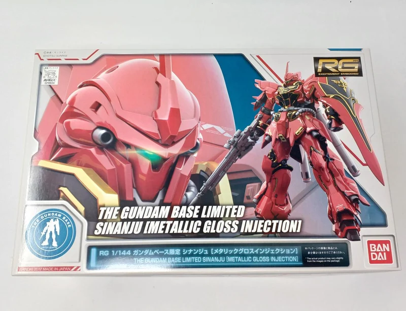 Bandai 1/144 RG MSN-06S Sinanju Metallic Gloss 1/144 RG MSN-06S