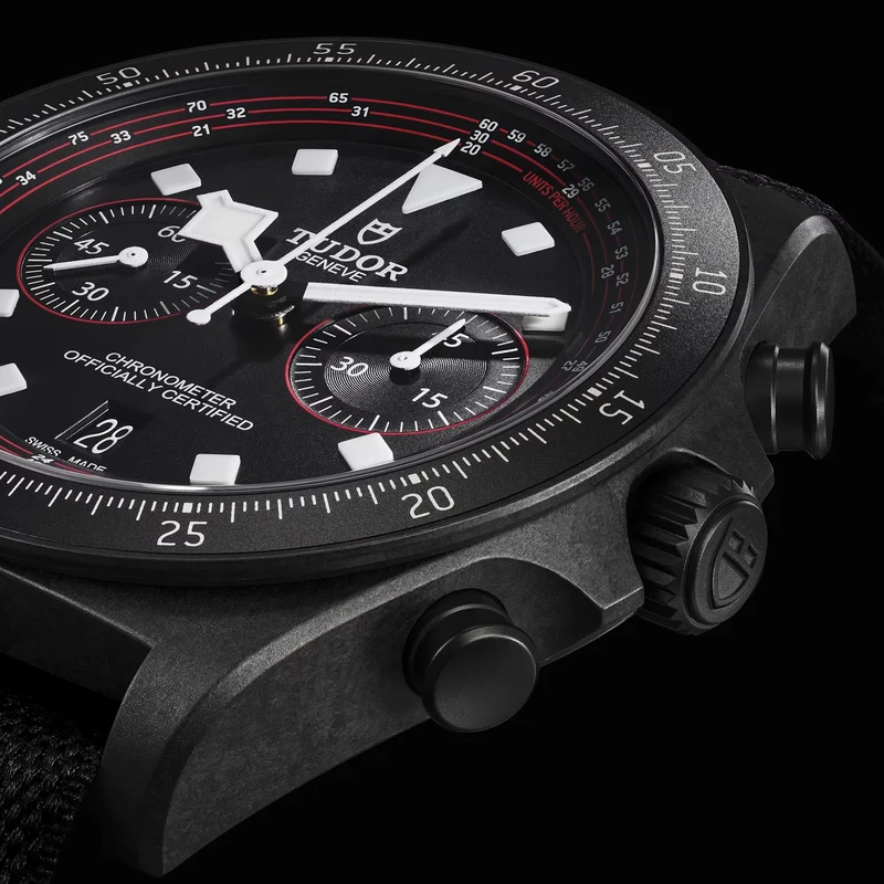 Pelagos FXD Chrono Carbon Composite 43mm - Black on Fabric Strap