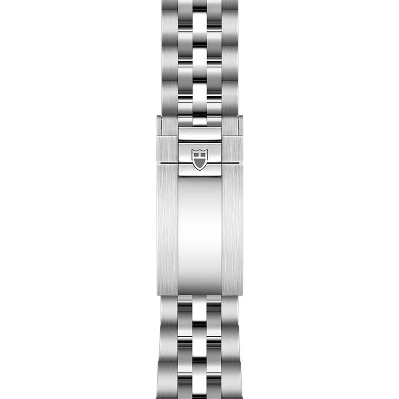 Black Bay 41mm - Black, Burgundy Bezel on Bracelet