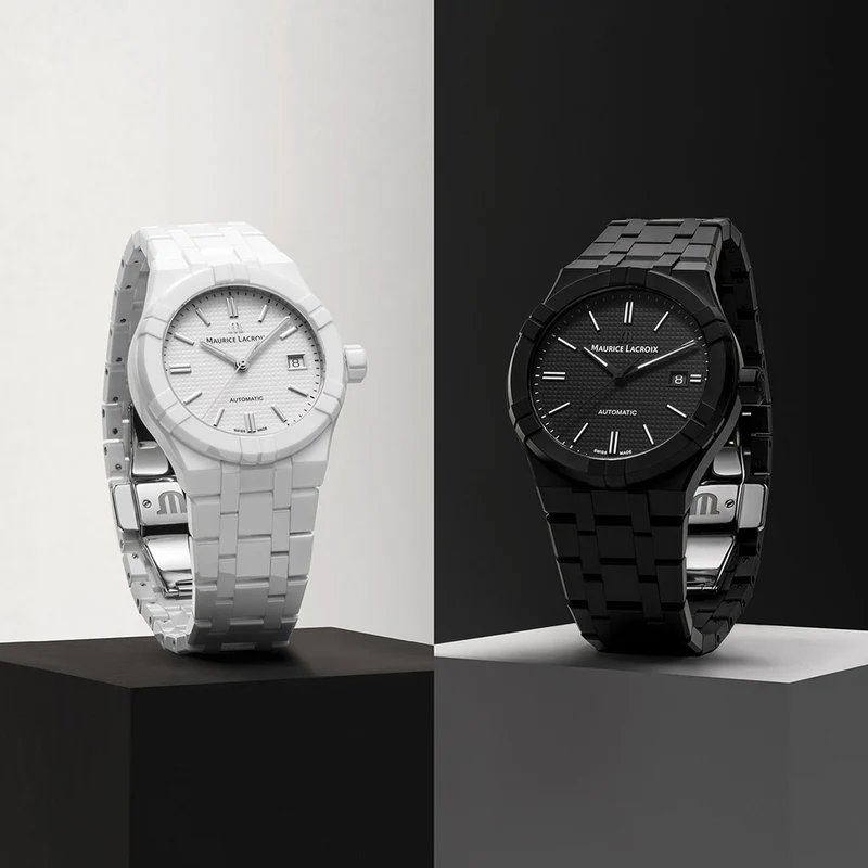 Aikon Automatic Ceramic 39mm - White on Bracelet