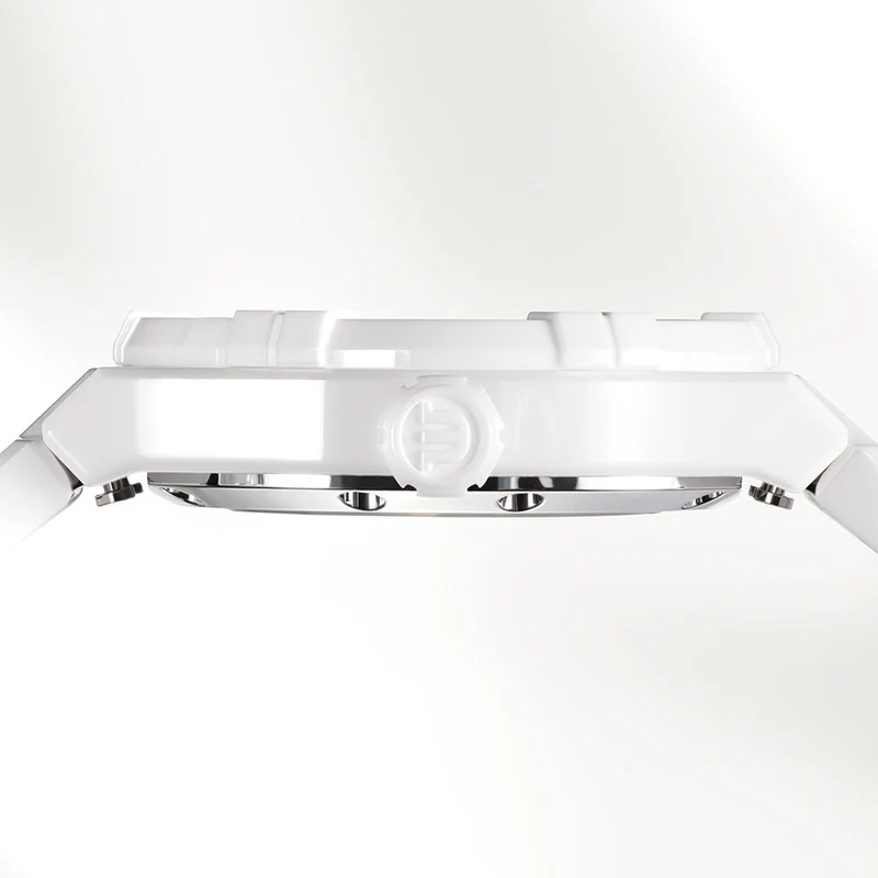 Aikon Automatic Ceramic 39mm - White on Bracelet