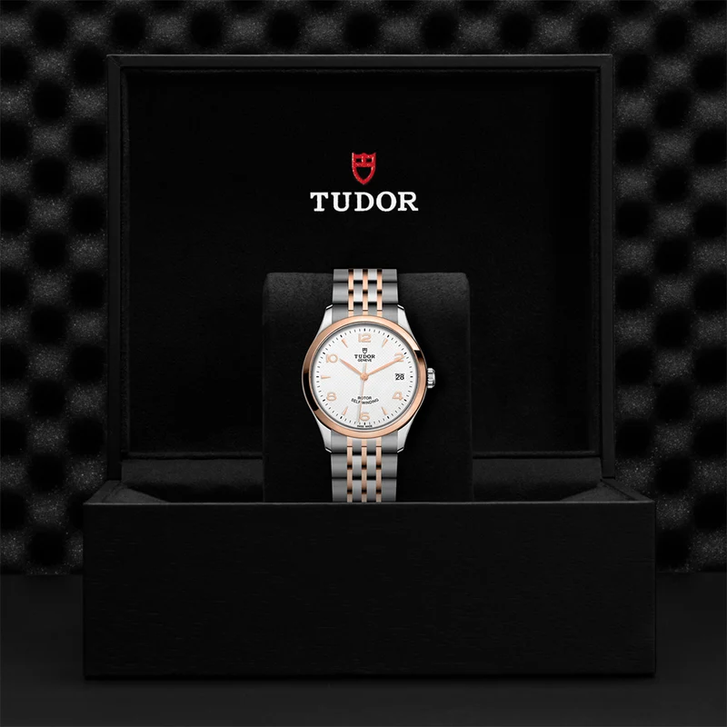 1926 Rose Gold Two-Tone 36mm - White on Bracelet