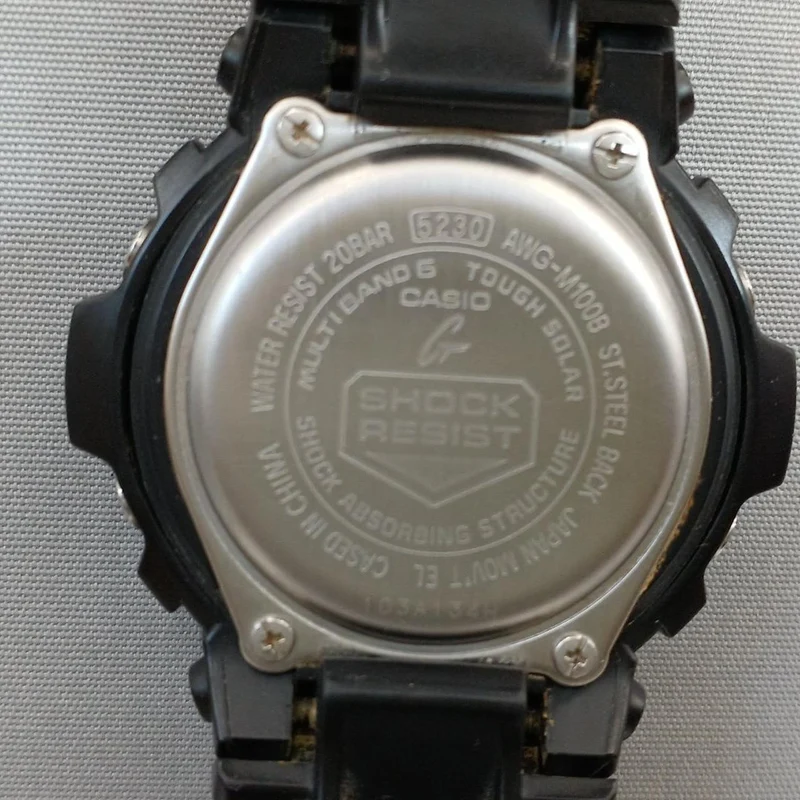 CASIO Solar-Funkuhr G-SHOCK AWG-M100B