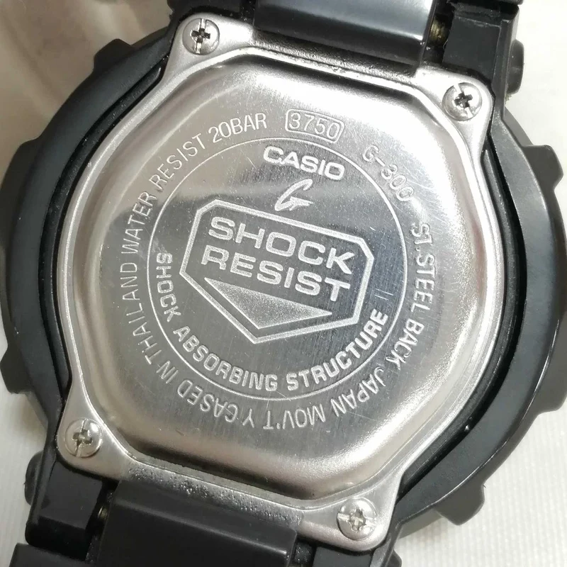 CASIO G-SHOCK [G-SPIKE] G-300 Schwarz, Zustand als akzeptabel