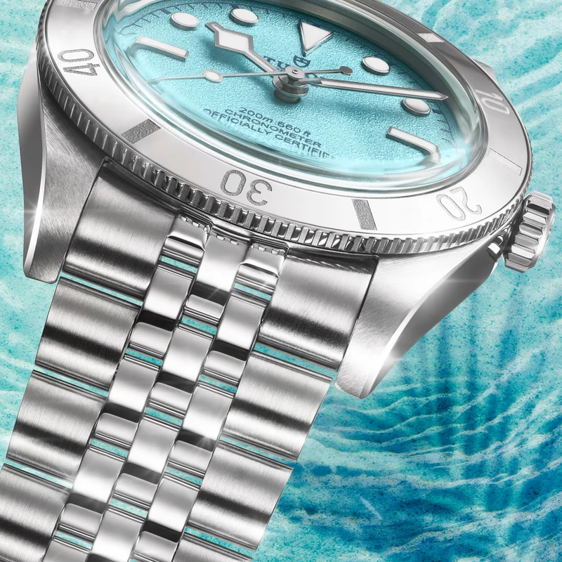 Black Bay 54 "Blue Lagoon" 37mm - Blue on Bracelet