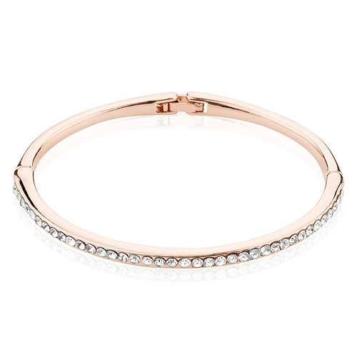 Stylisches Schmuck Armband Roségold mit Swarovski Elements Kristallen besetzt