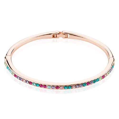 Stylisches Schmuck Armband Roségold mit Swarovski Elements Kristallen besetzt