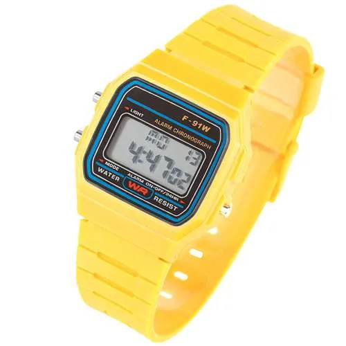 Digitale Silikon Uhr 80er Jahre Armbanduhr viele Funktionen
