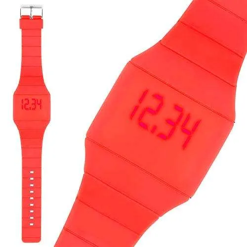 Digitale LED Touchscreen Silikon Uhr Armbanduhr Sportuhr