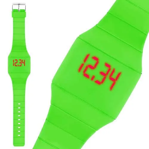 Digitale LED Touchscreen Silikon Uhr Armbanduhr Sportuhr