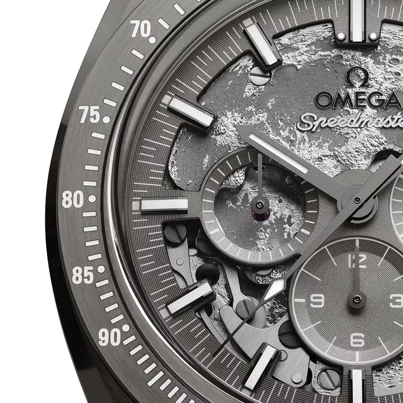 Speedmaster Grey Side of the Moon Grey Ceramic 44.25mm - Grey on Fabric Strap