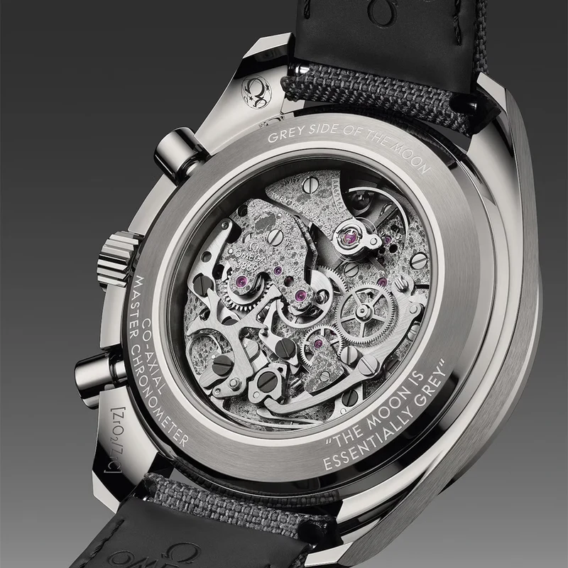 Speedmaster Grey Side of the Moon Grey Ceramic 44.25mm - Grey on Fabric Strap