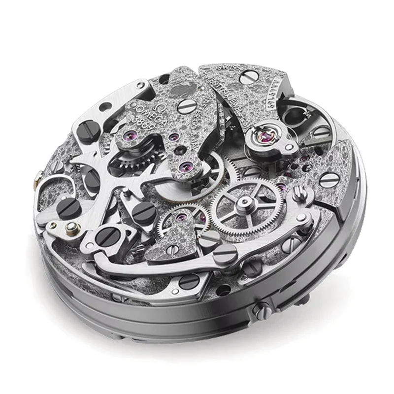 Speedmaster Grey Side of the Moon Grey Ceramic 44.25mm - Grey on Rubber Strap