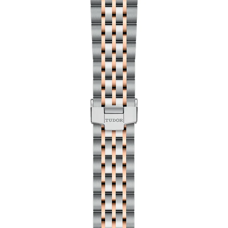 1926 Rose Gold Two-Tone 36mm - White, Diamond-Set on Bracelet