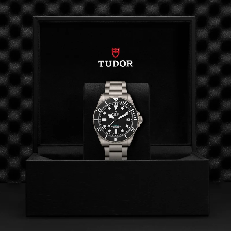 Pelagos Ultra Titanium 43mm - Black on Bracelet w/ Extra Rubber Strap