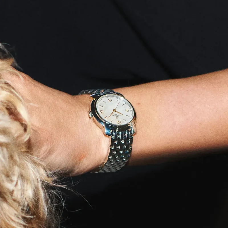 Lady Premier 32mm - White, Mother-of-Pearl on Bracelet