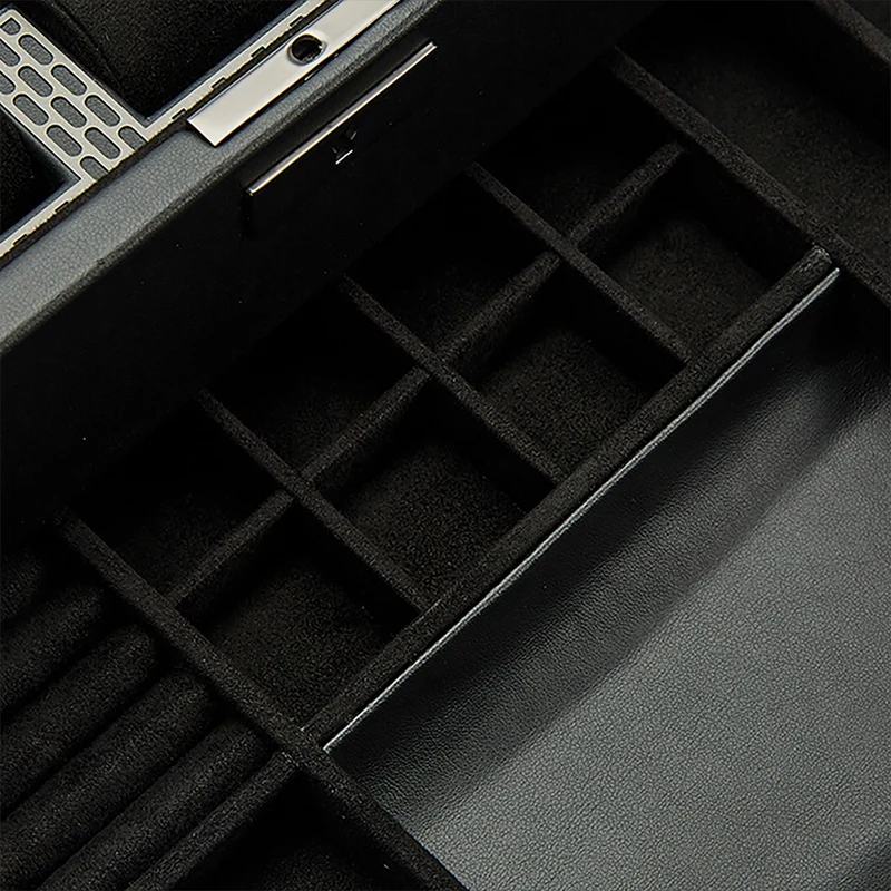 Axis 10 Piece Watch Box with Drawer - Powder Coat