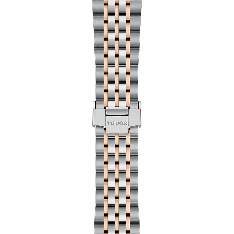1926 Rose Gold Two-Tone 41mm - Silver on Bracelet