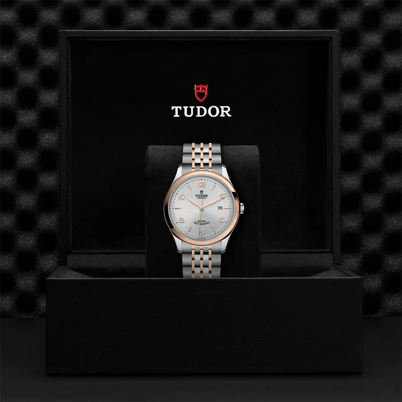 1926 Rose Gold Two-Tone 41mm - Silver on Bracelet