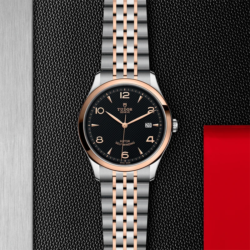 1926 Rose Gold Two-Tone 41mm - Black on Bracelet