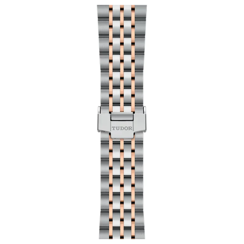 1926 Rose Gold Two-Tone 41mm - White on Bracelet