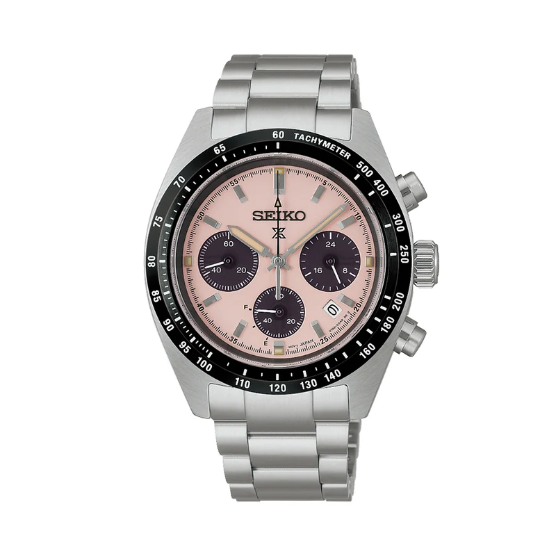 SSC963 Prospex Speedtimer 39mm - Pink on Bracelet