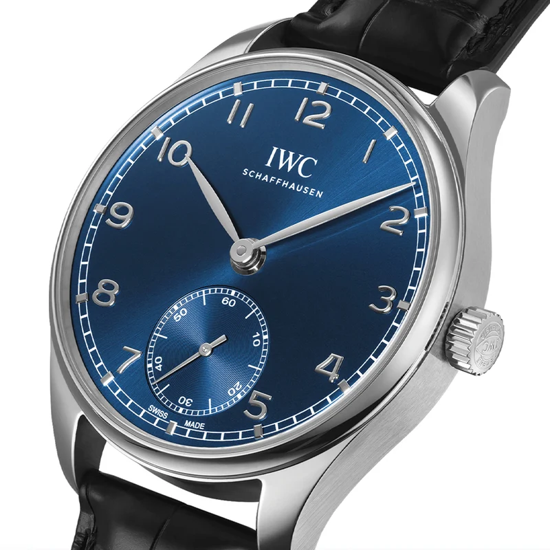 Portugieser Automatic 40mm - Blue on Leather Strap