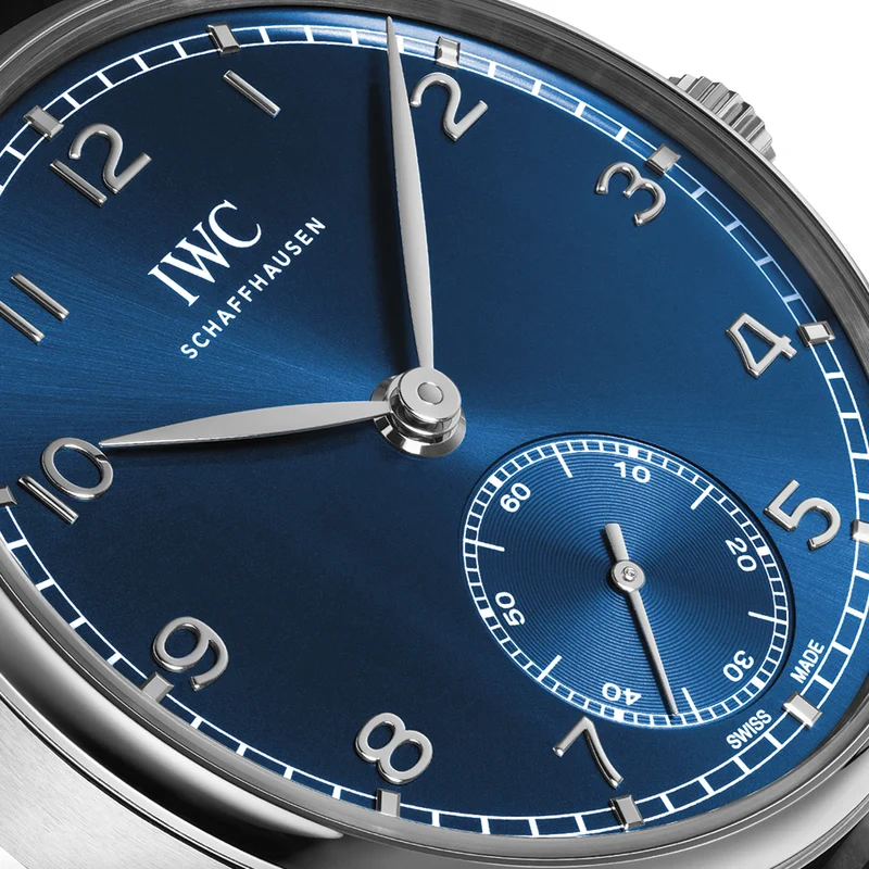 Portugieser Automatic 40mm - Blue on Leather Strap