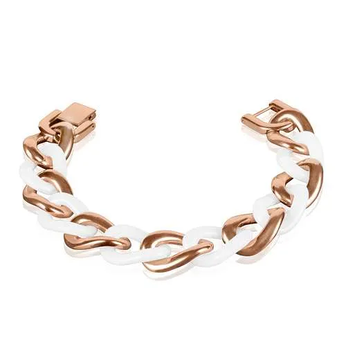 Damen Luxus Keramik & Edelstahl Schmuck Armband