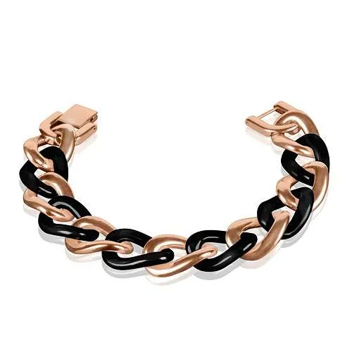 Damen Luxus Keramik & Edelstahl Schmuck Armband
