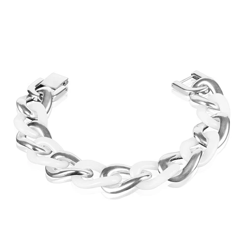 Damen Luxus Keramik & Edelstahl Schmuck Armband